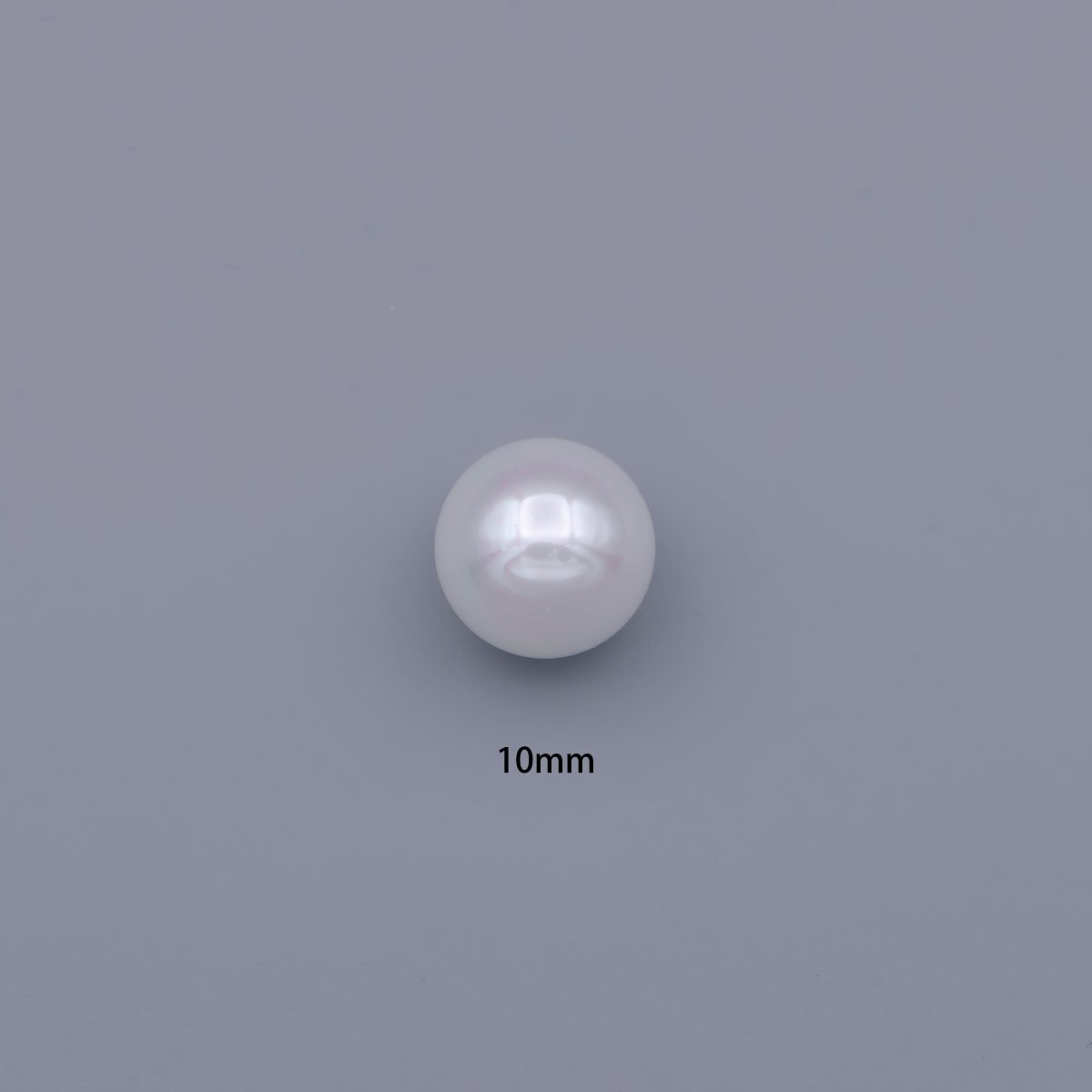 White Acrylic Pearl Beads, GumBall Round Beads 10mm, 12mm P-1828 P-1833 - DLUXCA