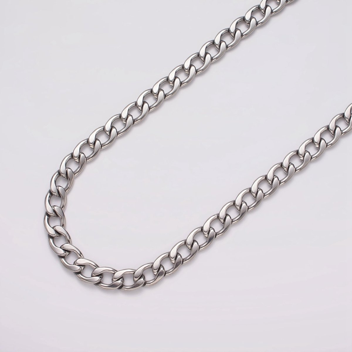 White gold online filled Cuban necklace