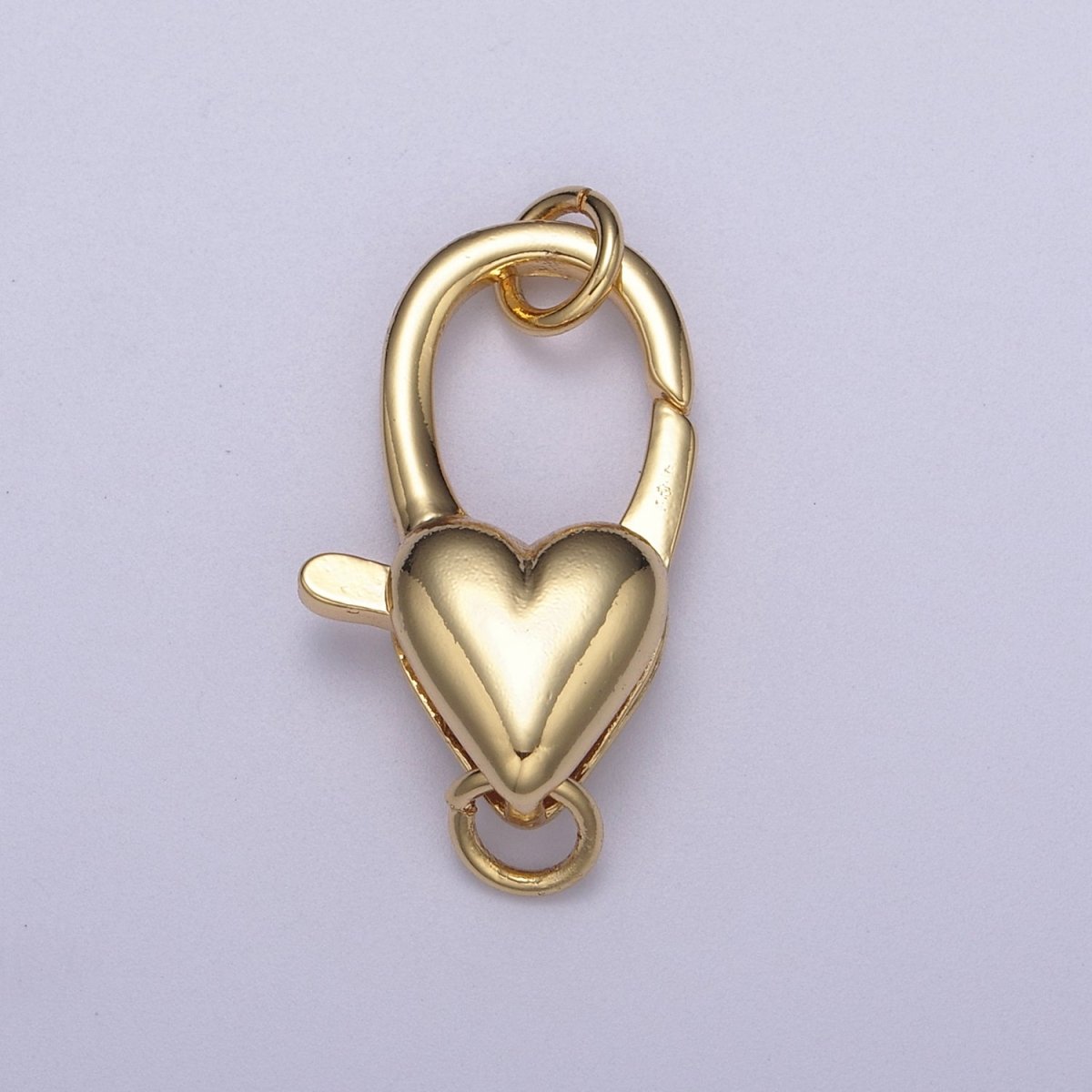 Wholesale Gold Filled Heart Clasp, Love Clasp Enhancer for Necklace Clasp 25.5X13.5MM / 30.3X15mm L-608 L-611 - DLUXCA