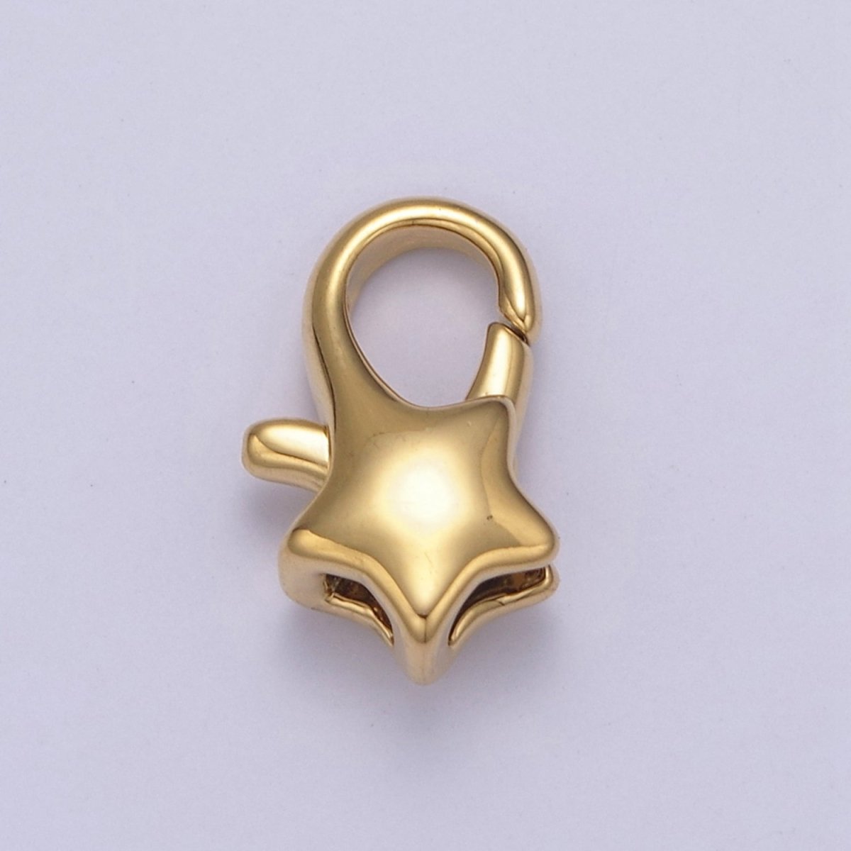 Wholesale Gold Filled Star Lobster Clasp Tiny Star Trigger Clasp – Celestial Lobster Claw for Jewelry Making Supplies L-654 L-655 - DLUXCA