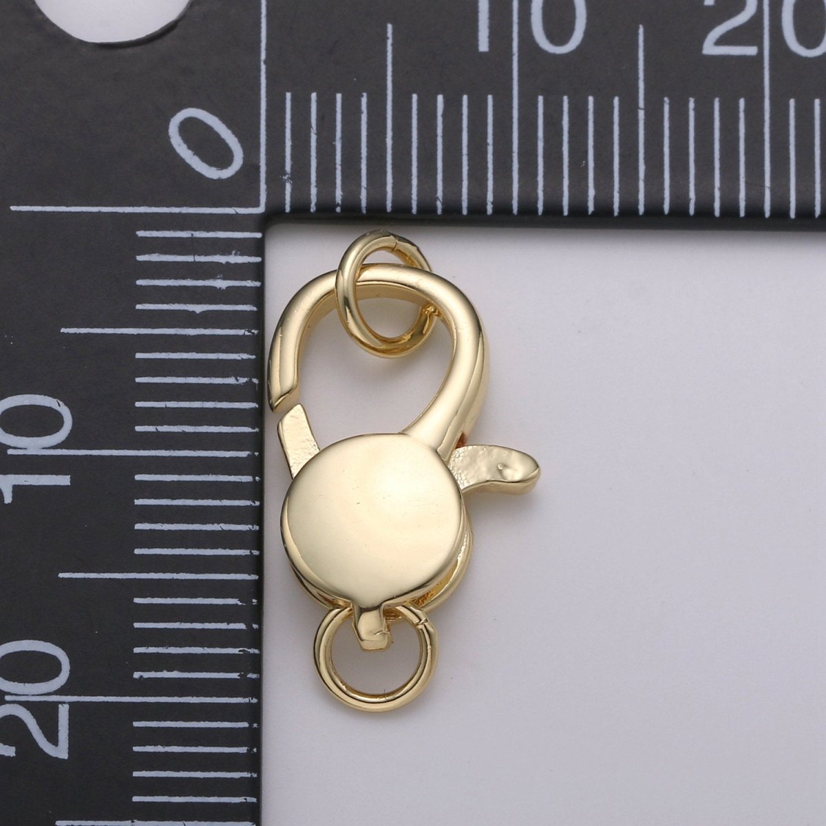 Wholesale Lobster Clasp 14k Gold Filled, Lobster Claw with Jump Ring for Jewelry Necklace Bracelet Anklet Making, Size 20mmx10mm K-837 K-838 - DLUXCA