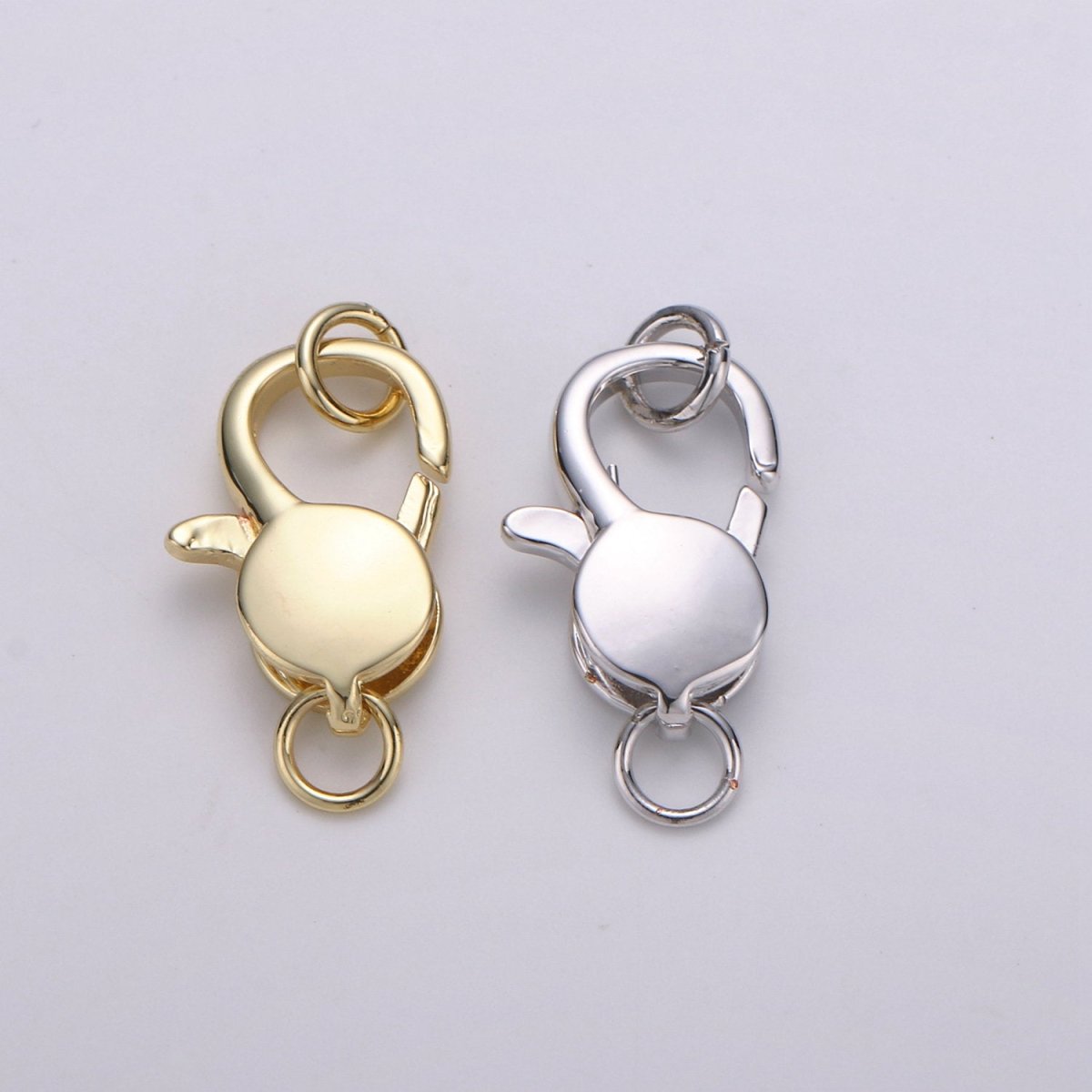 Wholesale Lobster Clasp 14k Gold Filled, Lobster Claw with Jump Ring for Jewelry Necklace Bracelet Anklet Making, Size 20mmx10mm K-837 K-838 - DLUXCA