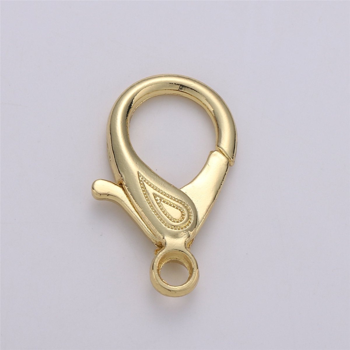 Wholesale Lobster Clasp 14k Gold Filled, Lobster Claw with Jump Ring for Jewelry Necklace Bracelet Anklet Making, Size 31mmx20mm K-345 - DLUXCA